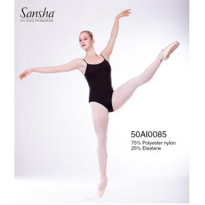 sansha法国三沙芭蕾舞连体服舞蹈吊带练功服新款春季成人体服