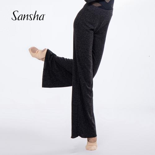 sansha 三沙舞蹈裤女 芭蕾舞练功裤秋冬保暖长裤宽松直筒裤瑜伽裤