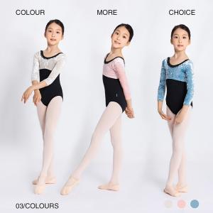 sansha 三沙儿童舞蹈服 芭蕾舞开裆连体服钻石绒七分袖练功服圆领
