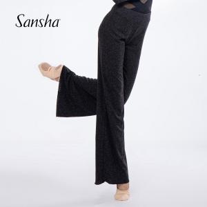 sansha 三沙舞蹈裤女 芭蕾舞练功裤秋冬保暖长裤宽松直筒裤瑜伽裤